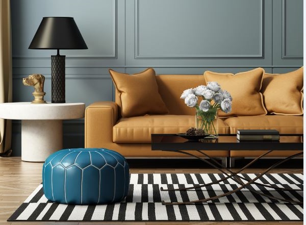 Salon D'une Chambre De Luxe Contemporaine Et élégante