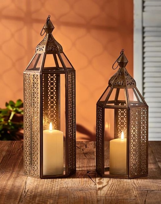 Duo De Lanternes Marocaines Artisanales Alisah