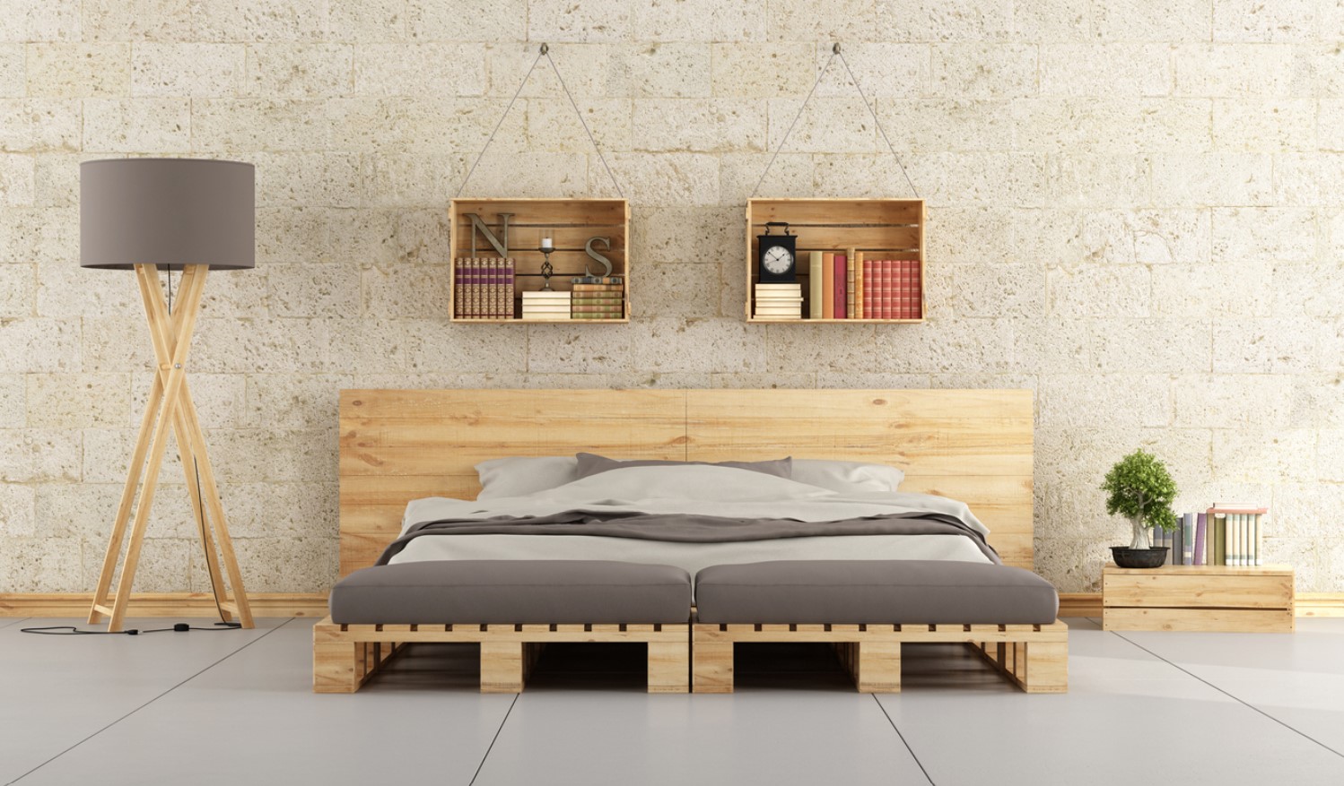 Lit En Palettes Modulable