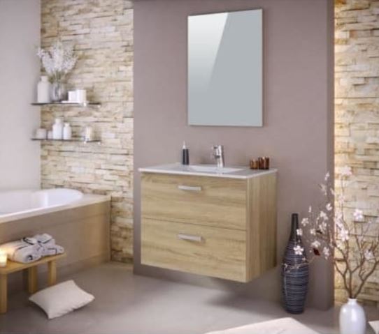 Stella Ensemble Salle De Bain Simple Vasque Avec Miroir –