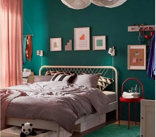 Chambre Ado Peinture Verte –