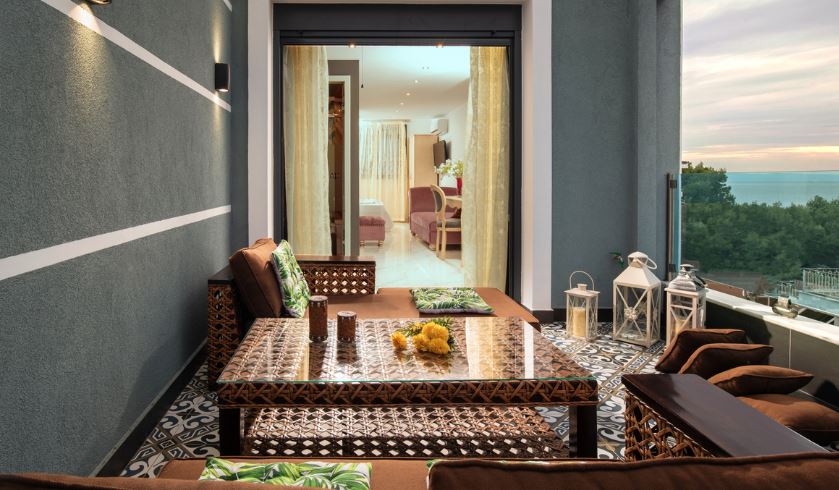 Intérieur Oriental De Style Terrasse En Plein Air