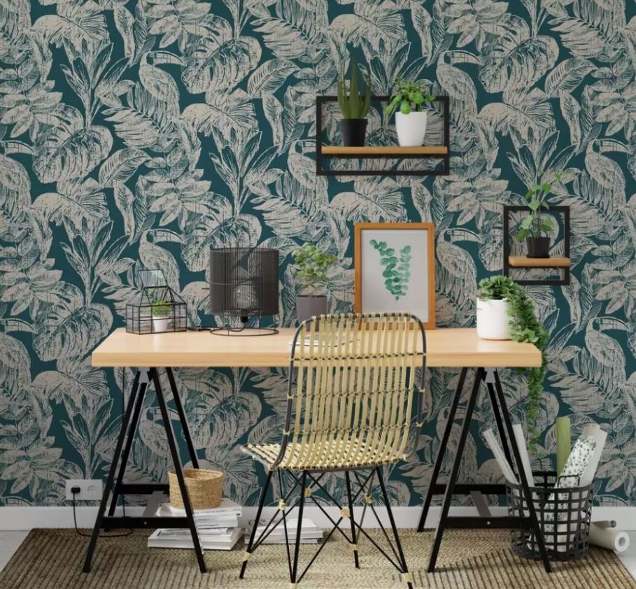 Coin Bureau Papier Peint Nunca Jungle