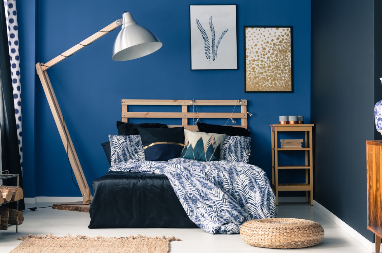Chambre bleue