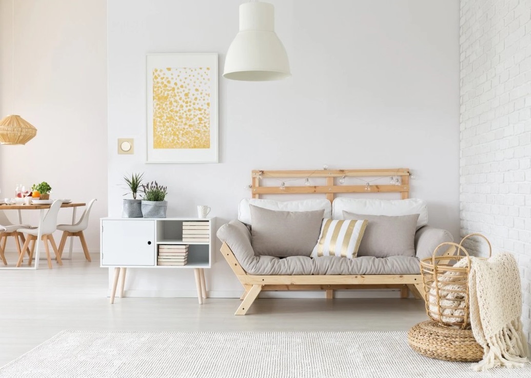 Le Blanc Comme Base Pour Un Salon Scandinave