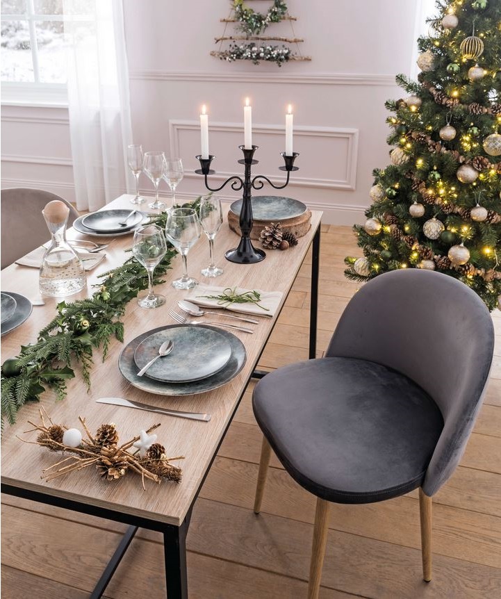 Une Déco De Table Naturelle Pour En Noël En Forêt –