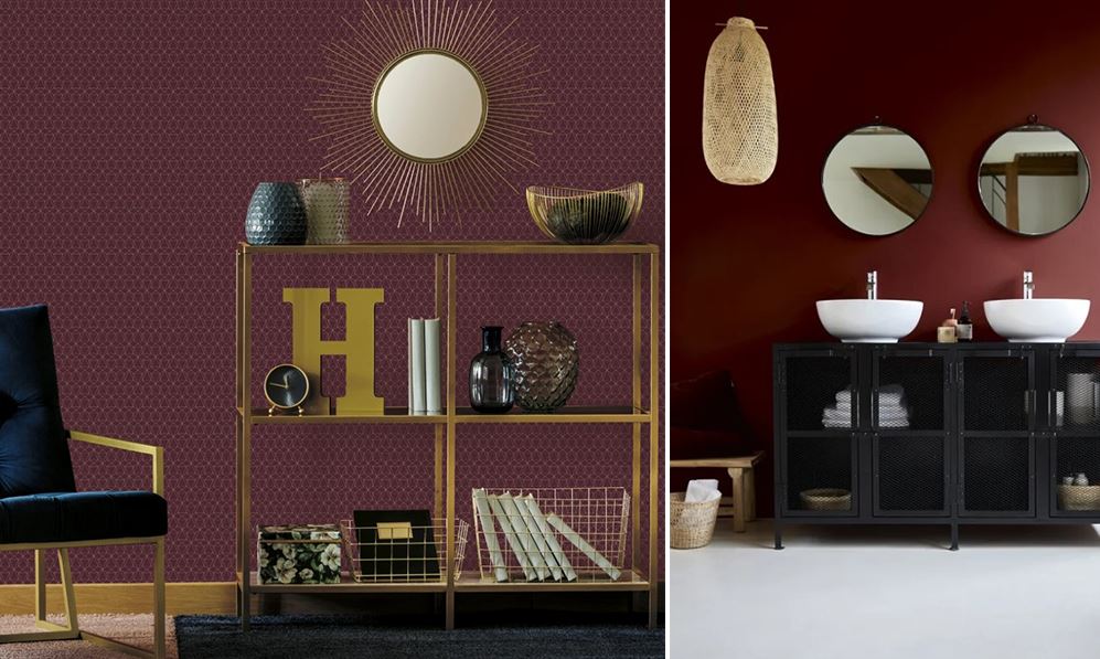 Couleur Bordeaux Déco