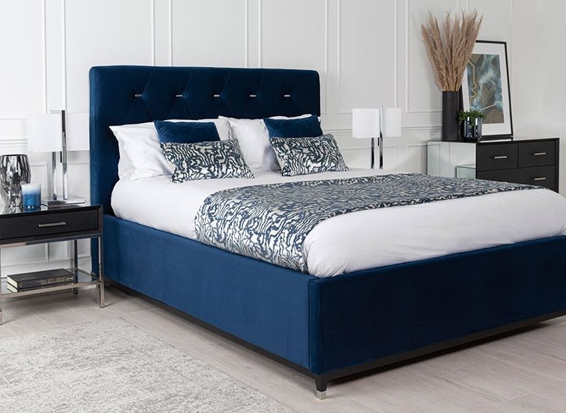 Lit Coffre Bonn, Bleu Roi –