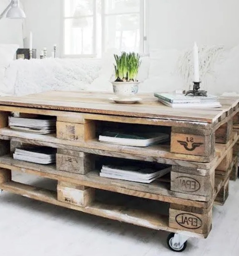 Table basse palette