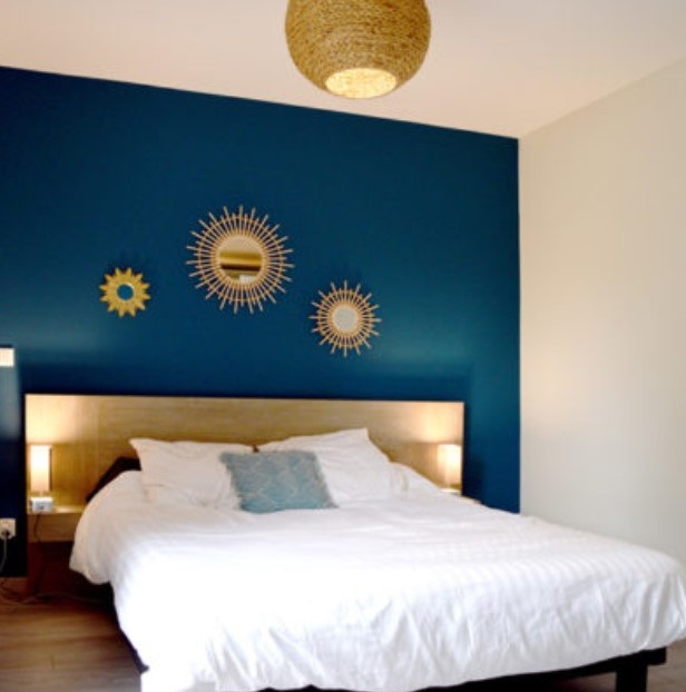chambre Bleu Canard