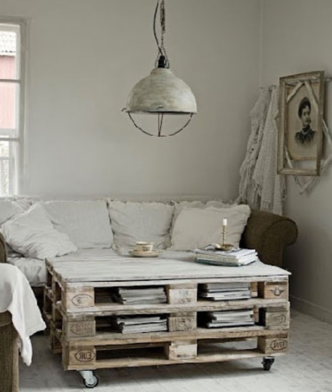 Table basse palette