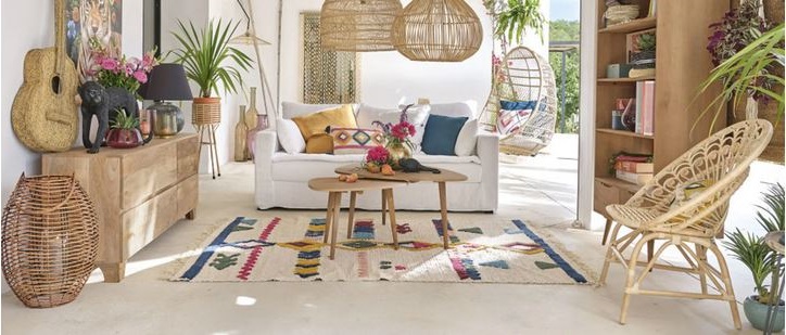 Trocadero Table Basse Vintage En Manguier Massif