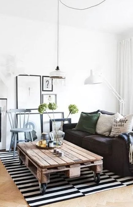Table basse palette