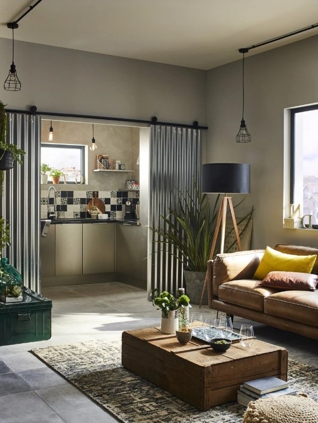 Salon Industriel Moderne