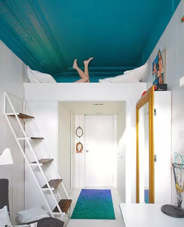 Plafond Bleu Canard