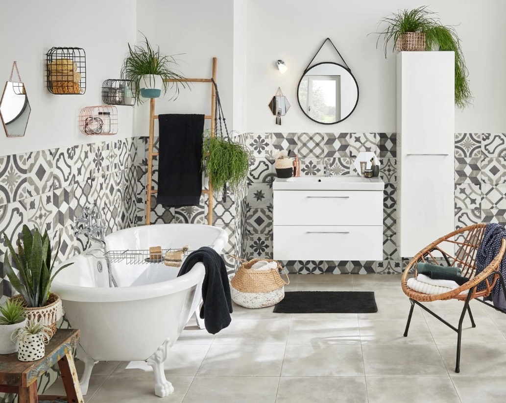 La Salle De Bain Au Look Rétro