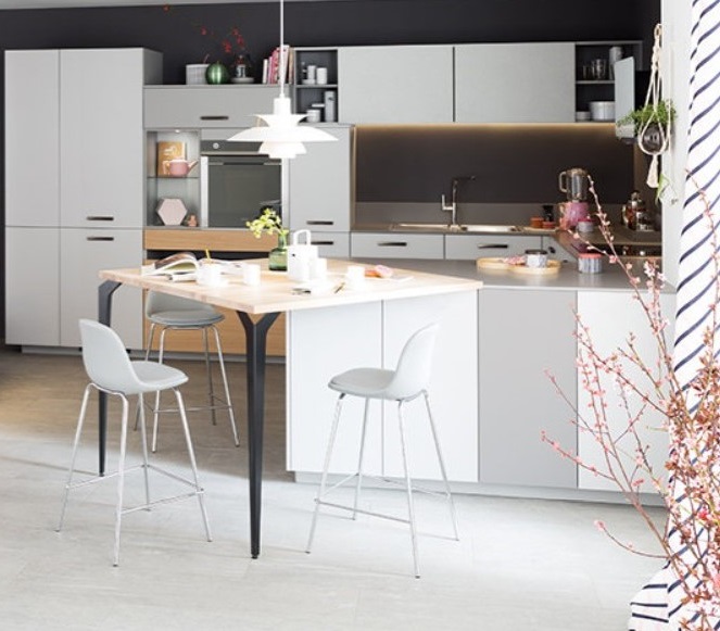 Modèle Cuisine Ambiance Fuschia