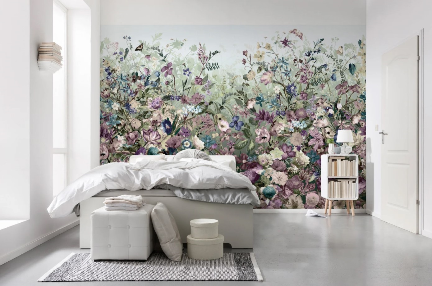 Papier Peint Botanica Parme Et Vert