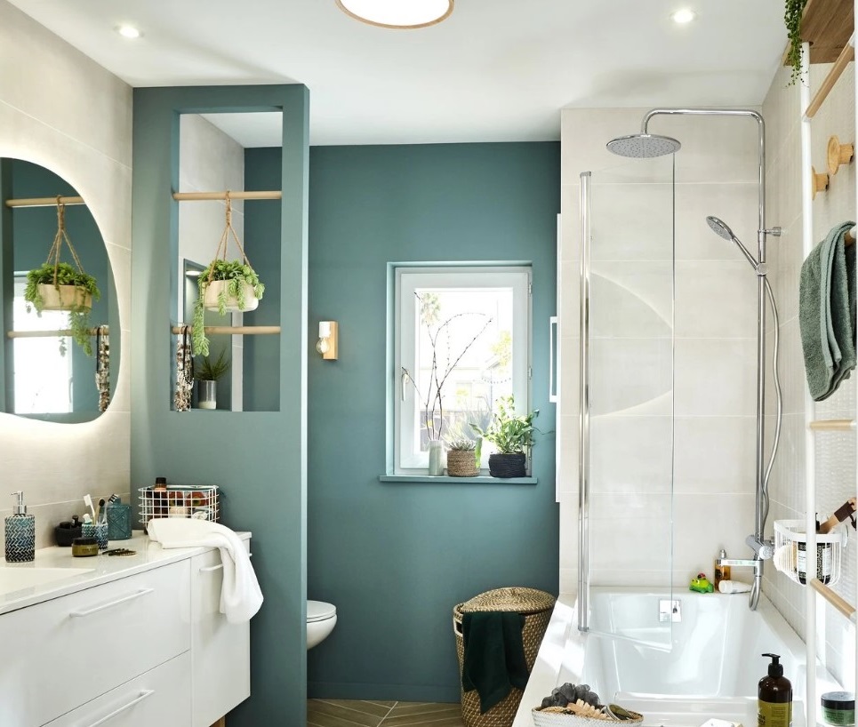 Salle De Bain Bleu
