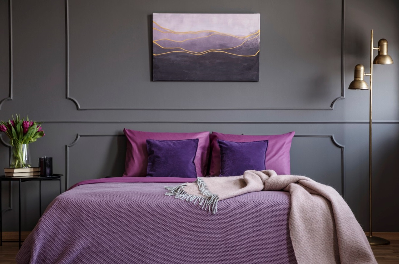 Chambre Dans Les Tons Violets