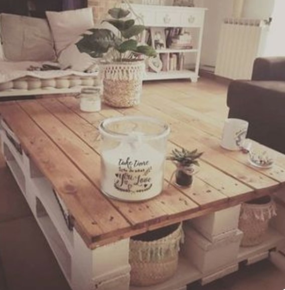Table basse palette