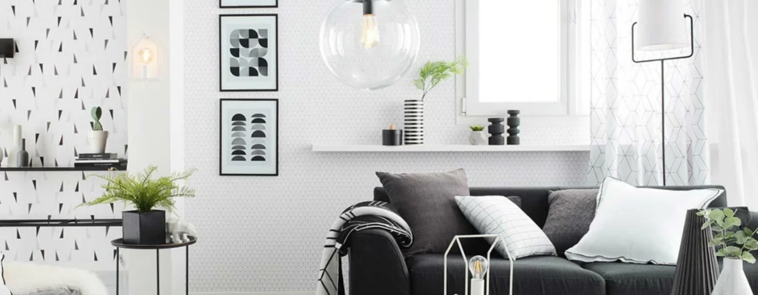 Un Salon Moderne Et Graphique
