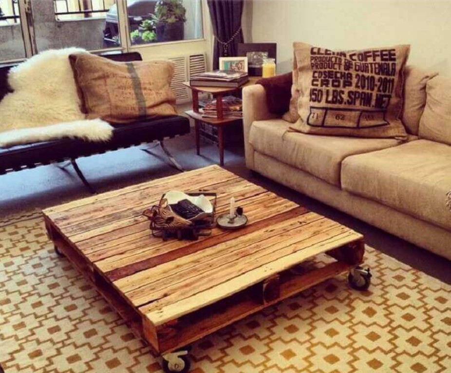 Table basse palette