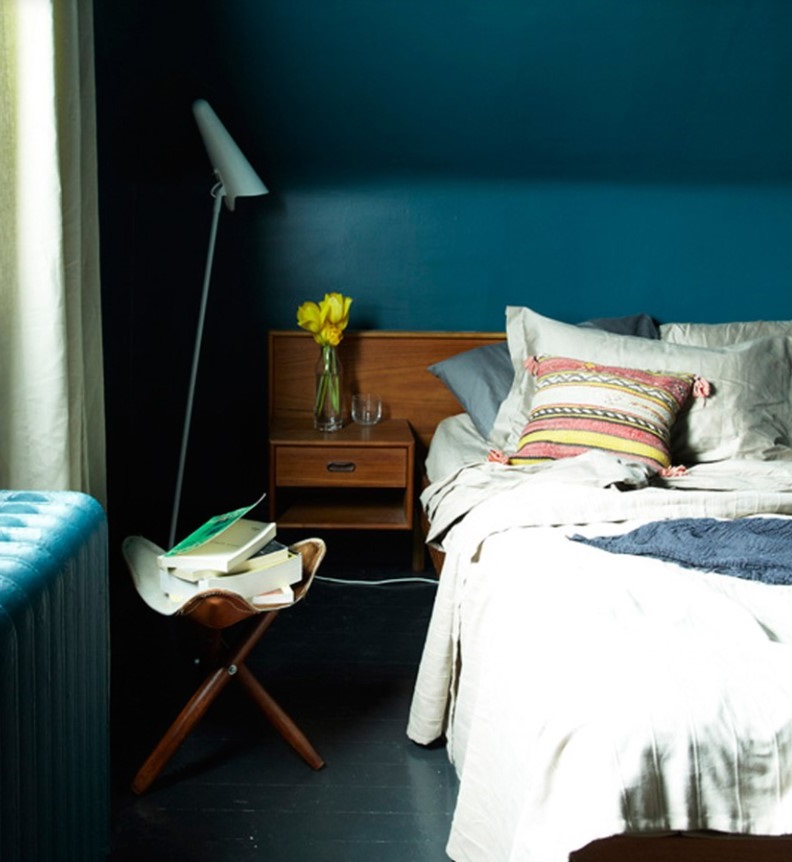 Bleu Canard Et Marron