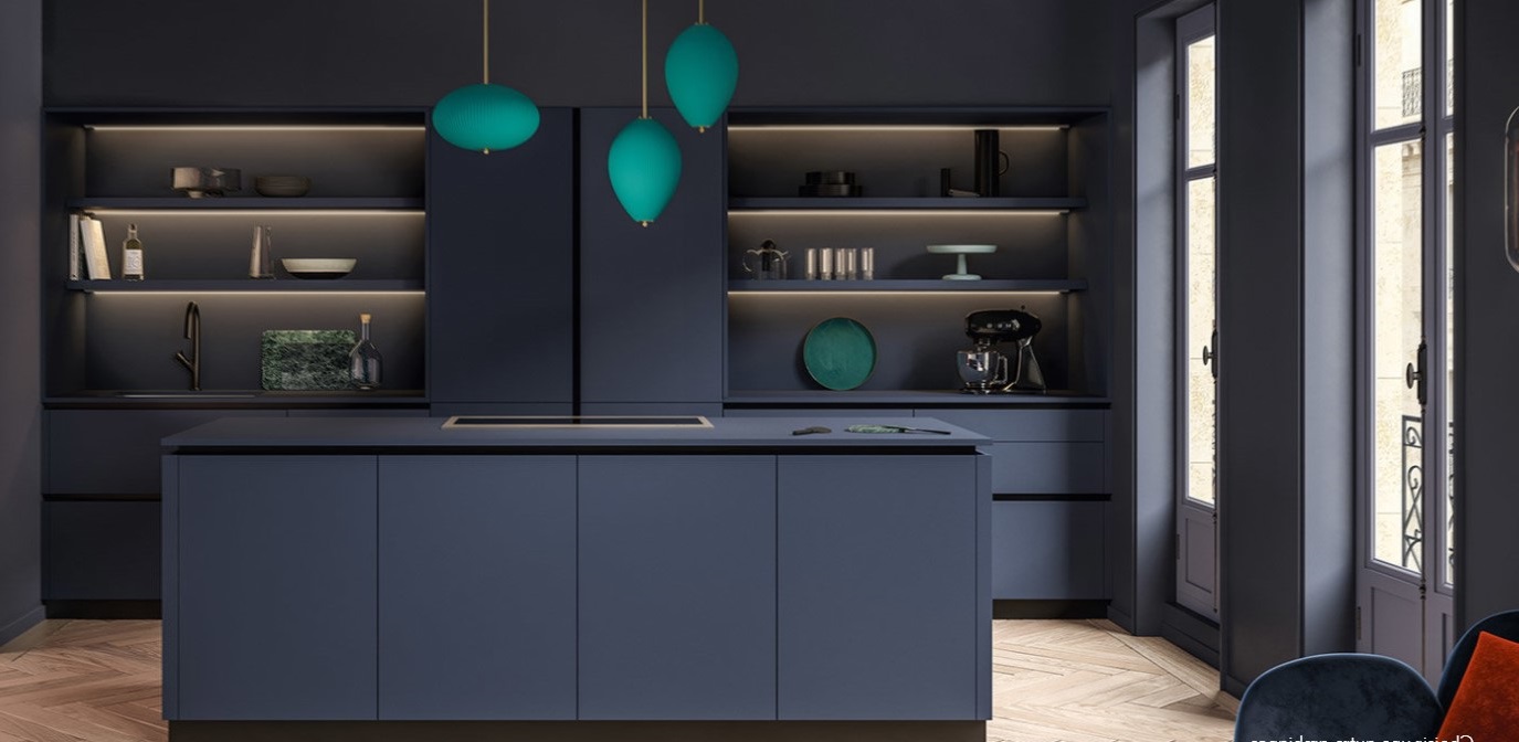 Le Total Look Bleu Pour Cette Cuisine