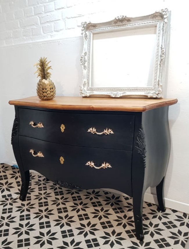 Relooking Meuble Ancien En Noir