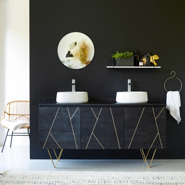 salle De Bain Noire