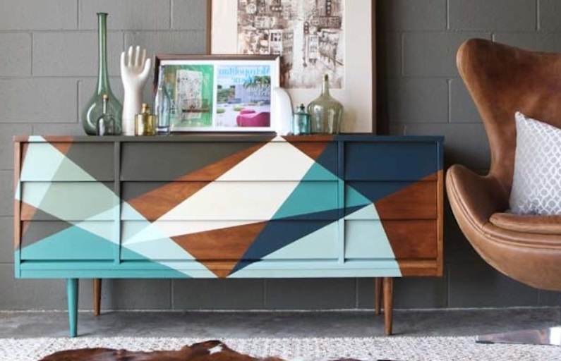 Meuble En Bois Graphique