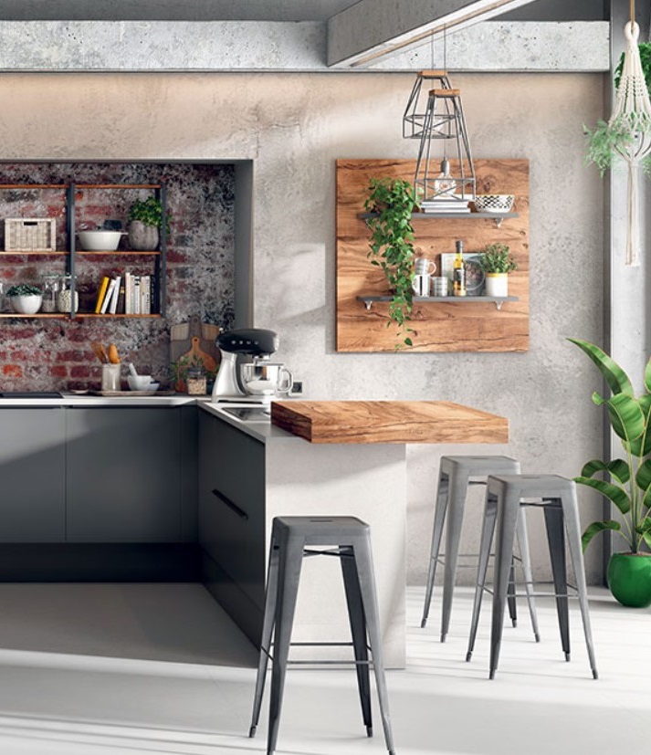 Cuisine De Style Industriel Majano