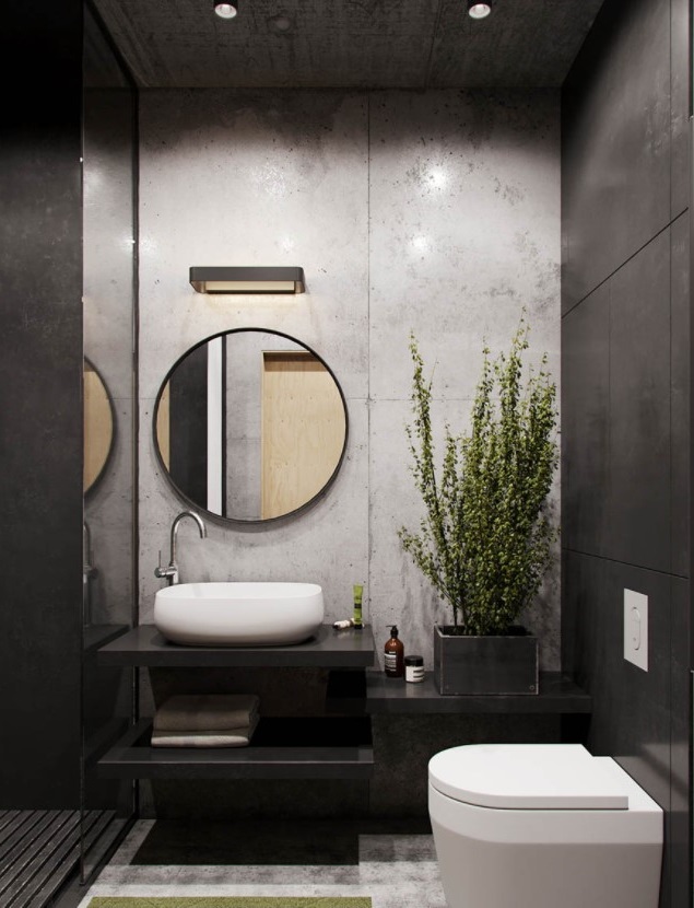 Salle De Bain Noire