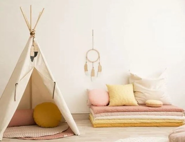 Une Nuance Douce Dans Une Chambre D'enfant –