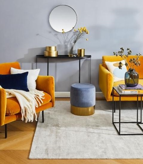 Associer Le Jaune Ocre à Du Gris Dans Son Intérieur –