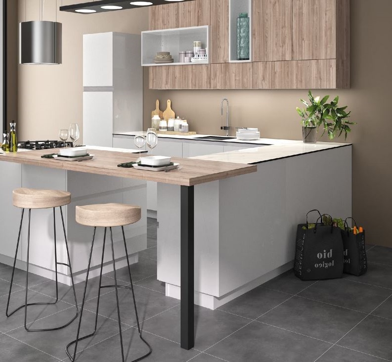 cuisine Blanche Et Argile