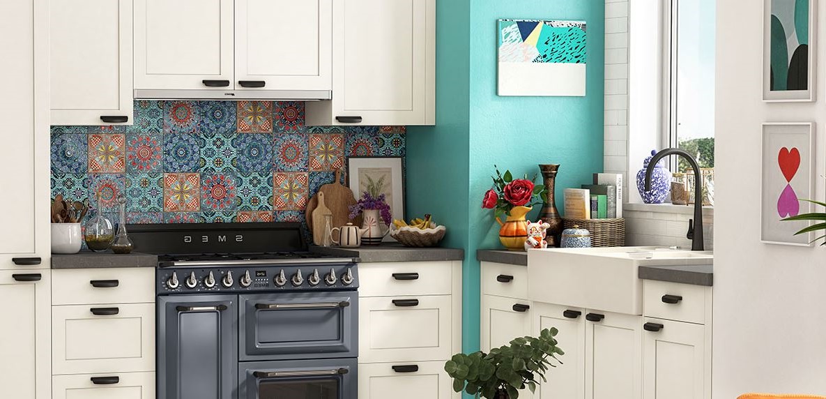blanc Et Turquoise