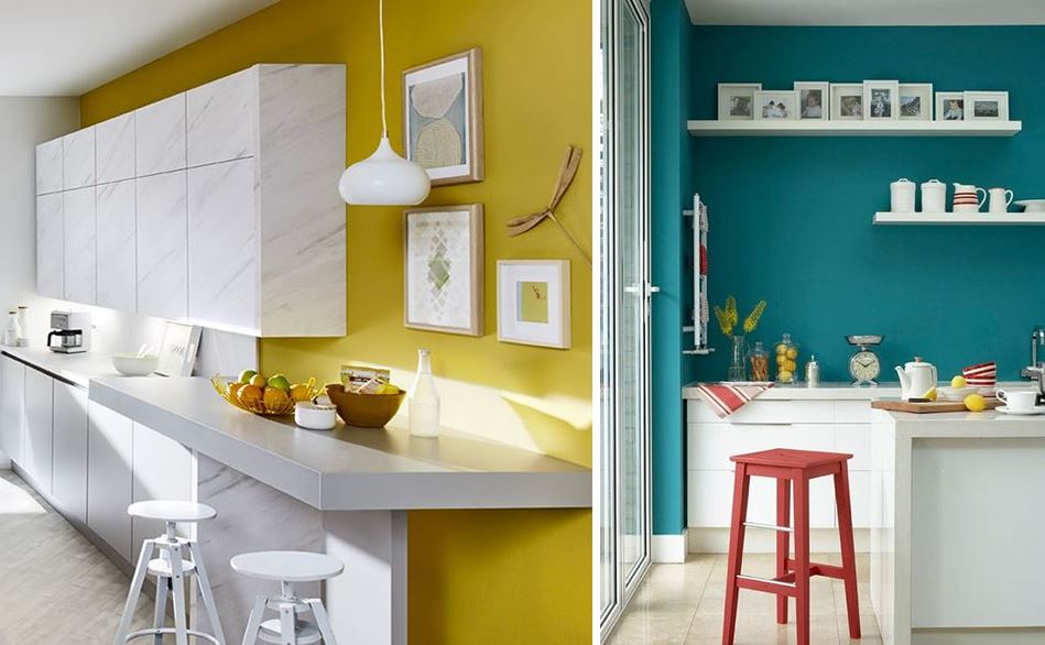 Cuisine Blanche Couleur Murs