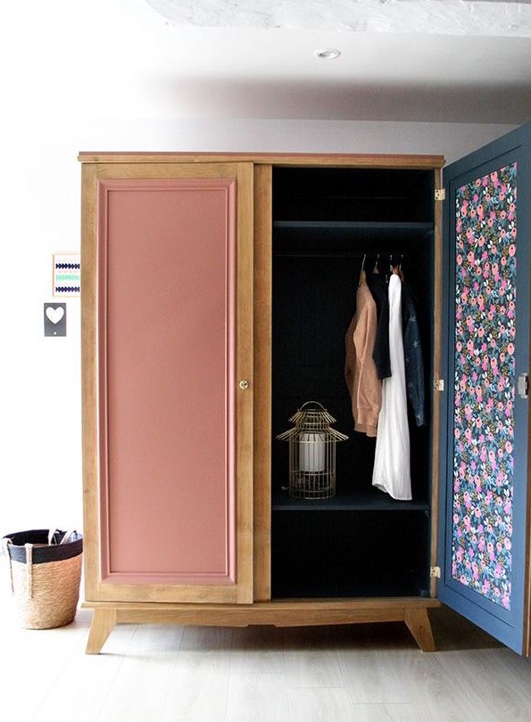 armoire Vintage Relookée