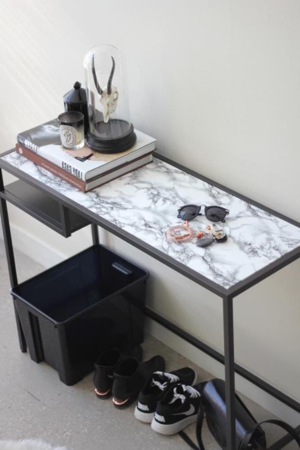 console En Verre Transformée