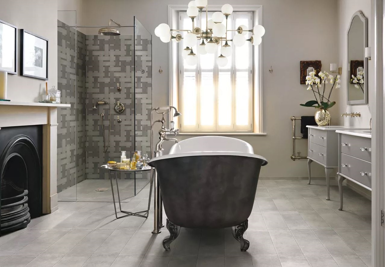 Salle De Bain Touche Vintage