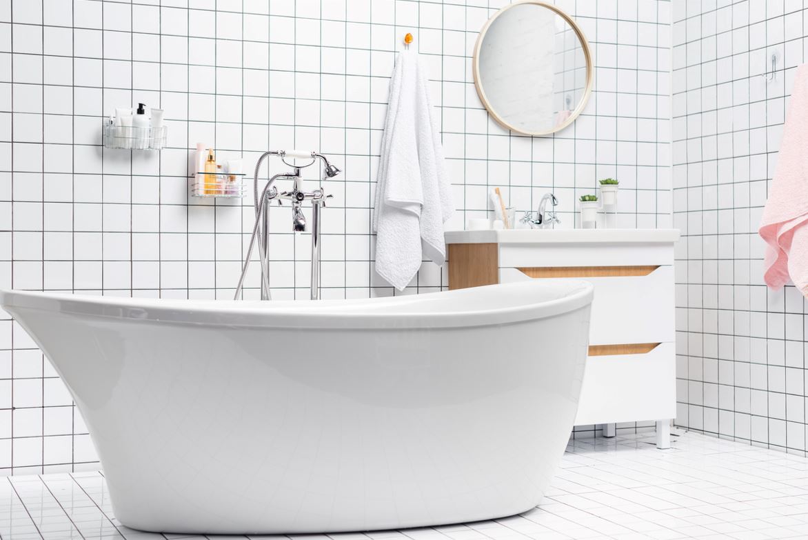 Carrelage Dans La Salle De Bain