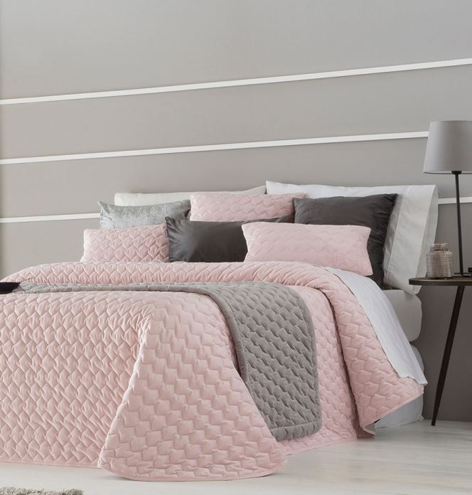 chambre Grise Et Rose Poudré