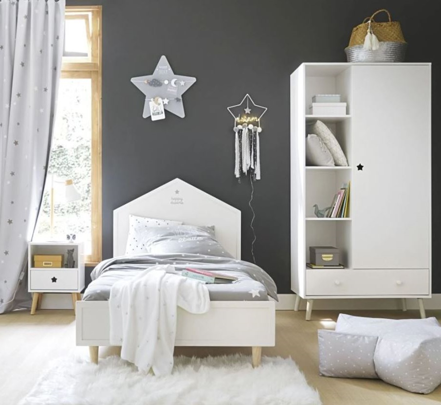 chambre Enfant Grise