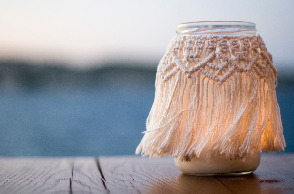 bougie Macramé