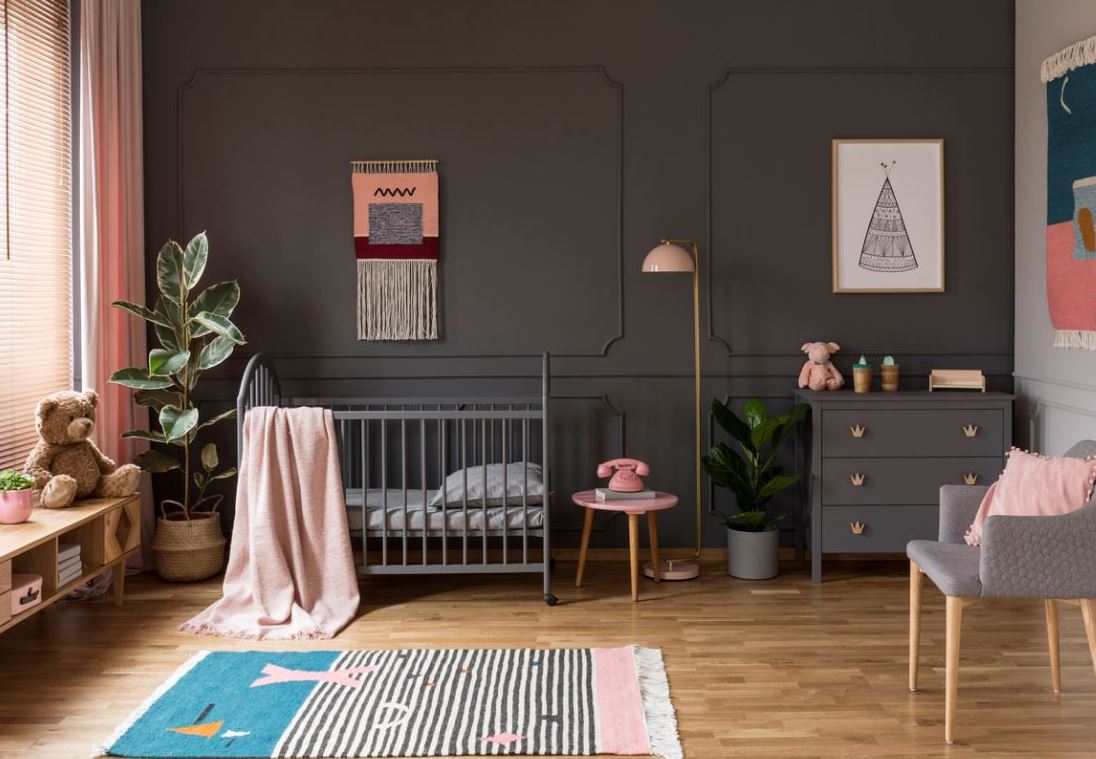 anthracite Et Rose