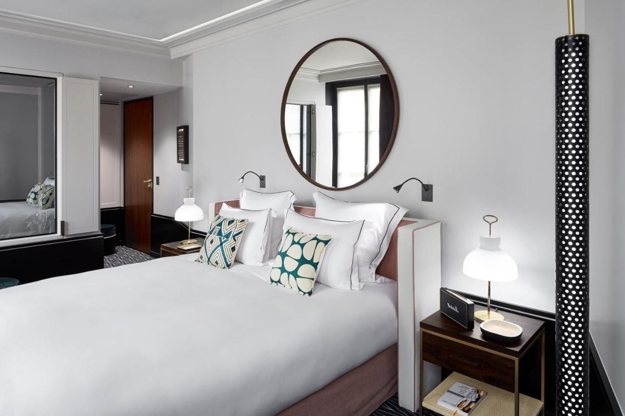 chambre Gris Pastel