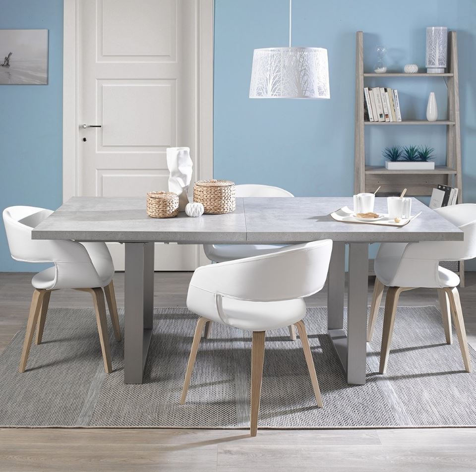bleu Clair Et Gris Perle