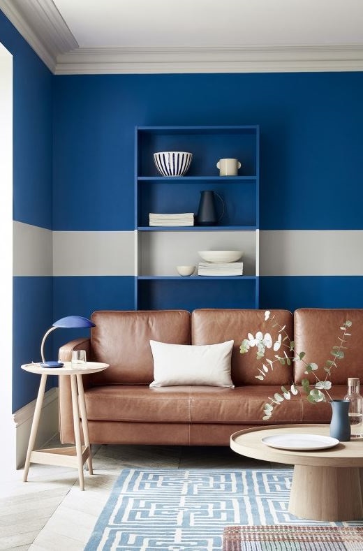 bleu Klein Et Gris Clair
